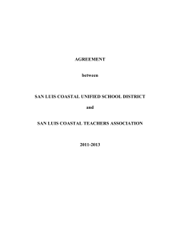 slcta - San Luis Coastal Unified School District