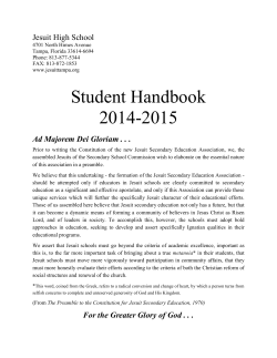 Student Handbook 2014-2015