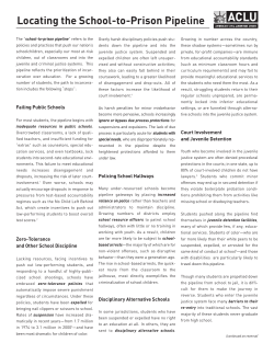 Locating the School-to-Prison Pipeline