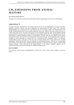 ch4 emissions from animal manure - ipcc