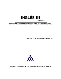 inglés iii