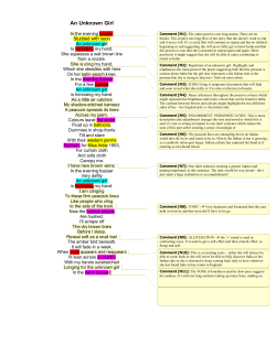 An Unknown Girl - The Student Room