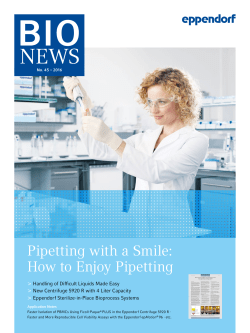 Pipetting with a Smile: How to Enjoy Pipetting