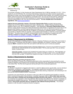 Guide to Section 3 Compliance