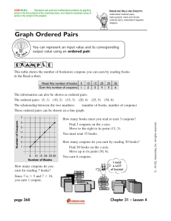 Graph Ordered Pairs - MathCoach Interactive