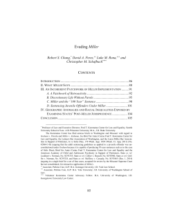 Evading Miller - Seattle University School of Law Digital Commons