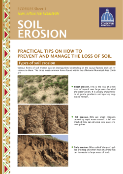 Eco Files 1 Soil Erosion