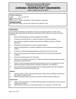 Chronic Respiratory