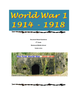 Document Based Questions 8th Grade Westwood Middle School