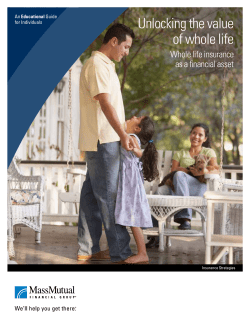 Unlocking the value of whole life