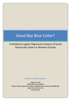Good Bye Blue Collar?