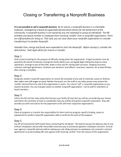 Closing or Transferring a Non