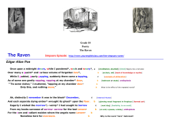 The-Raven-by-Edgar-Allen-Poe _deep analysis_