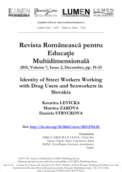 full paper pdf - Revista Romaneasca pentru Educatie