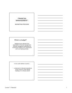 financial management