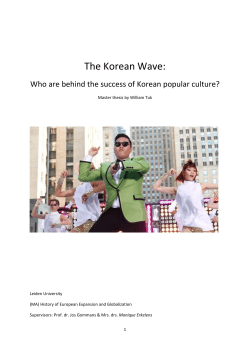The Korean Wave:
