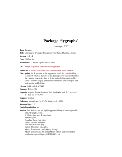 Package `dygraphs`
