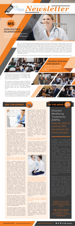 Disease Modifying Treatments (DMTs) may be able to reverse MS