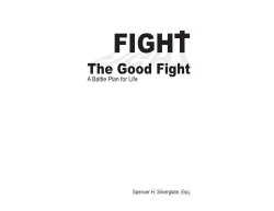 acknowledgements - Fight the Good Fight