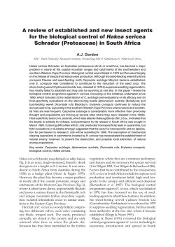 A review of established and new insect agents for the biological