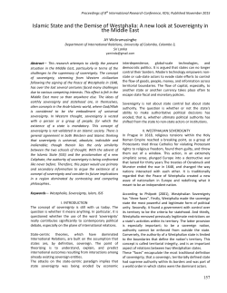 Islamic State and the Demise of Westphalia: A new look at