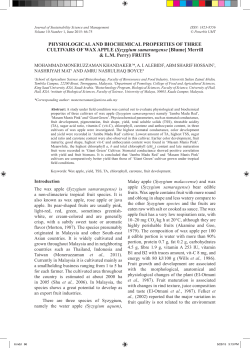 PHYSIOLOGICAL AND BIOCHEMICAL PROPERTIES OF THREE