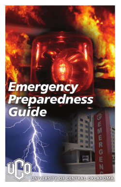 Emergency Preparedness Guide - UCO