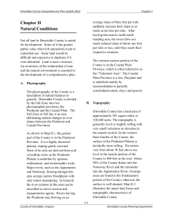 Chapter II Natural Conditions