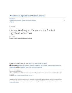 George Washington Carver and the Ancient Egyptian Connection