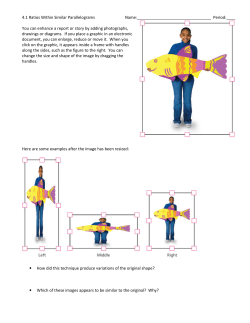 4-1 Ratios Within Similar Parallelograms