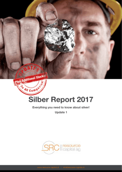 Silber Report 2017 - Swiss Resource Capital AG