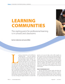 learning communities