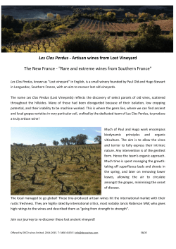 Les Clos Perdus - Artisan wines from Lost Vineyard The New France