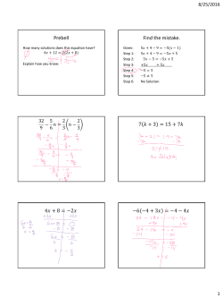 How many solutions does each equation have?
