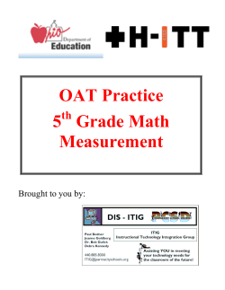 Measurement - Parma City School District