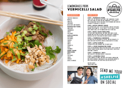 Lemongrass Pork Vermicelli Salad