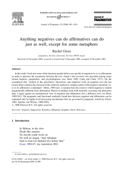 Anything negatives can do affirmatives can do just as well, except for