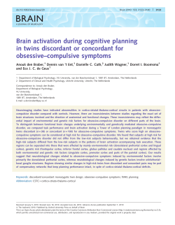 Brain activation during cognitive planning in