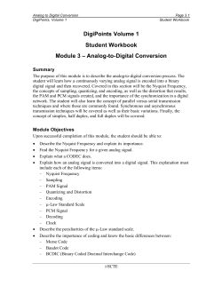 Student Workbook