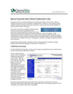 Beyond Corporate Walls: External Collaboration is Key