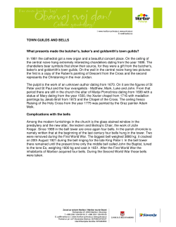 Town guilds and bells