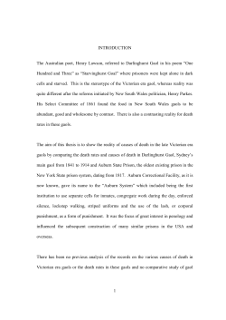 1 INTRODUCTION The Australian poet, Henry Lawson, referred to