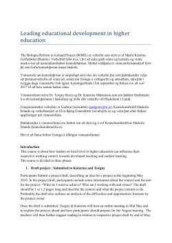 Leading educational development in higher education