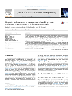 Direct CO2 hydrogenation to methane or methanol from post