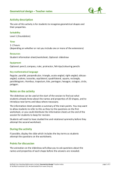 Teacher notes pdf - Nuffield Foundation