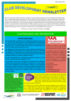 club resources and information