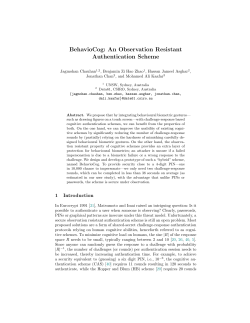 BehavioCog - Financial Cryptography 2017