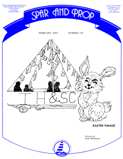 February - Toronto Hydroplane and Sailing Club