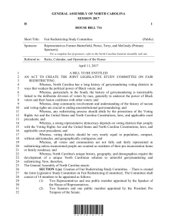 Fair Redistricting Study Committee.