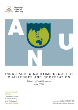 indo-pacific maritime security: challenges and cooperation